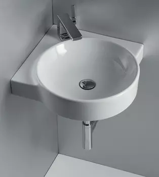 Раковина угловая 49,5х49,5 см Simas Flow FL24bi*1