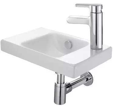 Рукомойник 40 см, 1 отверстие для смесителя с правой стороны Jacob Delafon Odeon Up E4799G-00