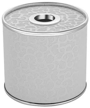 Салфетница белый хром Geralis Flower S-FWH