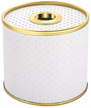 Салфетница белый золото Geralis Punto S-PWG