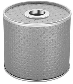 Салфетница серебро хром Geralis Punto S-PHH