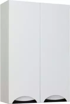 Шкаф двустворчатый 50x75 см белый Runo Барселона УТ000002340