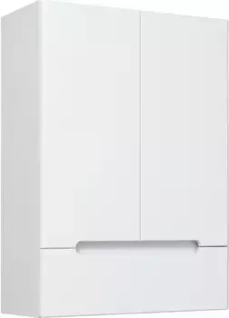 Шкаф двустворчатый 50x75 см белый Runo Парма 00-00001052