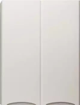 Шкаф двустворчатый 60x80 см белый матовый Style Line Бергамо СС-00002357