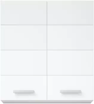 Шкаф двустворчатый 65x70 белый глянец/белый матовый Corozo Денвер SD-00000561