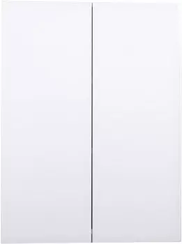 Шкаф двустворчатый белый глянец Style Line Даллас СС-00000703