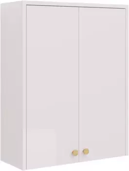 Шкаф двустворчатый Dreja Luno 99.2006 60x77 см, белый глянец