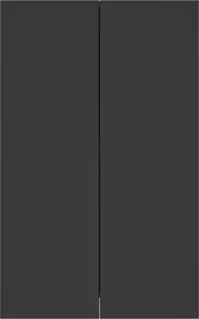 Шкаф двустворчатый Misty Поло О-Пол08050-014По 50x80 см, дуб галифакс/антрацит матовый