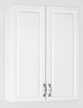 Шкаф двустворчатый подвесной белый глянец Style Line Олеандр-2 ЛС-00000305