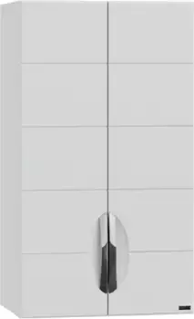 Шкаф двустворчатый Санта Родос 406006 48x80 см, белый глянец