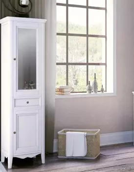 Шкаф-колонна напольная правая белый Tiffany World Veronica Nuova VER3050D-B