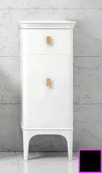 Шкаф напольный черный глянец BelBagno Prado PRADO-1100-AC-PC-NL