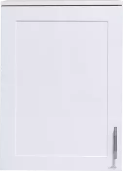 Шкаф одностворчатый Misty Купер П-Куп08050-031Л 49,8x70,1 см L, белый матовый