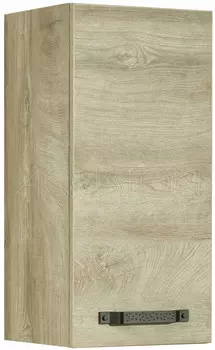 Шкаф одностворчатый подвесной 34x70 см дуб эндгрейн Акватон Лофт Фабрик 1A242803LTDU0
