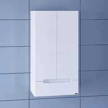 Шкаф подвесной белый глянец Санта Лондон 424003