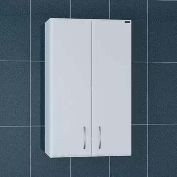 Шкаф подвесной белый глянец Санта Стандарт 401006