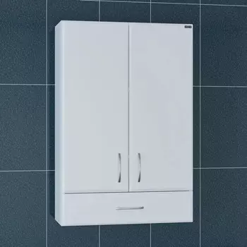 Шкаф подвесной белый глянец Санта Стандарт 401012