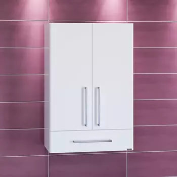 Шкаф подвесной белый глянец Санта Вегас 426004