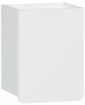 Шкаф одностворчатый 36x48,5 см белый матовый R Vitra D-Light 58153