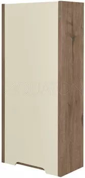 Шкаф подвесной бежевый/дуб веллингтон L Акватон Оливия 1A254703OLVGL