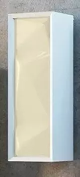 Шкаф ваниль/белый глянец L Marka One Romb У73557