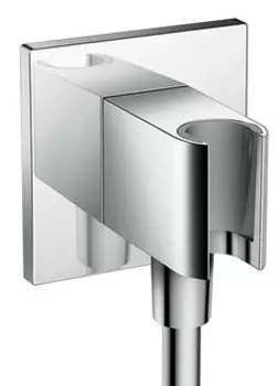 Шланговое подключение с держателем для душа Hansgrohe Fixfit Porter Square 26486000