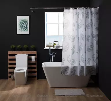 Штора для ванной комнаты Aquanet Огурцы SC4106A