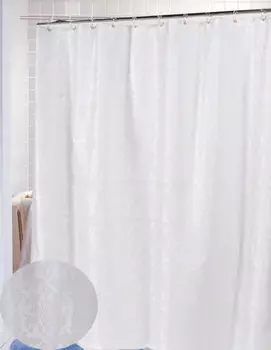 Штора для ванной комнаты Carnation Home Fashions Damask Ivory FSCDAM/08