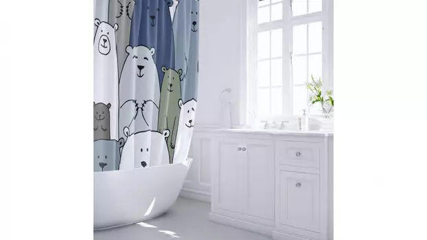 Штора для ванной комнаты Fixsen Bear FX-2503