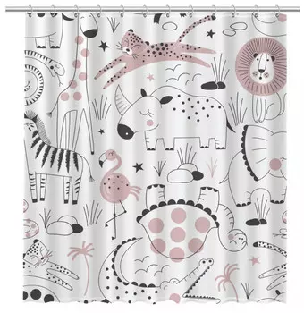 Штора для ванной комнаты Fixsen Design Africa FX-2510