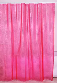 Штора для ванной комнаты Fixsen PE3003R red