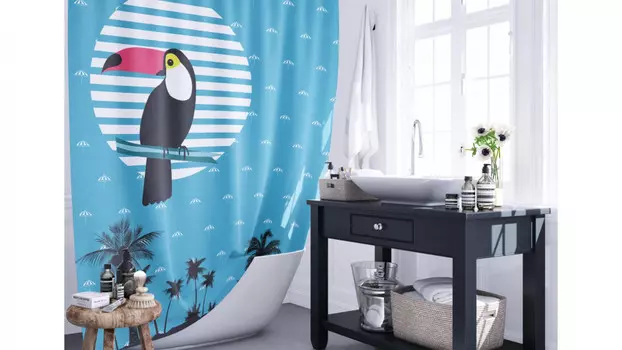 Штора для ванной комнаты Fixsen Tucan FX-2502