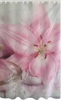 Штора для ванной комнаты Fora Белая орхидея PH54