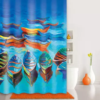 Штора для ванной комнаты IDDIS Boats 560P18RI11