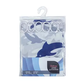 Штора для ванной комнаты Raiber RB-103