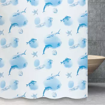 Штора для ванной комнаты Raiber RB-106