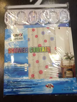 Штора для ванной комнаты Savol S-6PEVA08