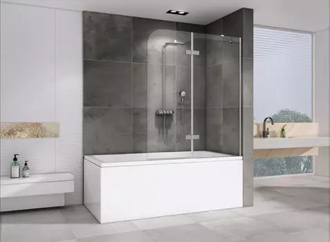 Шторка для ванны 120 см Abber Ewiges Wasser AG51120 прозрачное