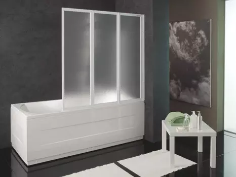 Шторка для ванны 138 см Kolpa San Quat TP 140 матовое