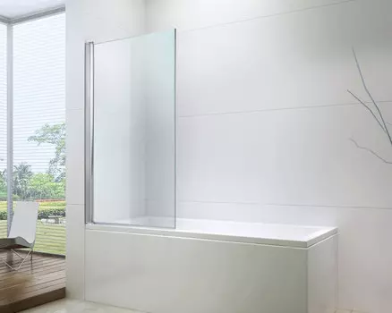 Шторка для ванны 80 см Berges River S 062102 прозрачное