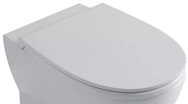 Сиденье для унитаза с микролифтом белый/хром Globo 4ALL MDR20BI