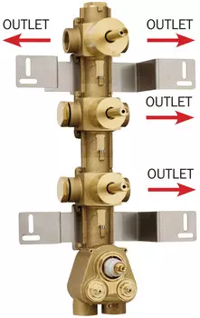 Скрытая часть на 4 потребителя Bossini Z030271000