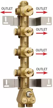 Скрытая часть на 5 потребителей Bossini Z030275000