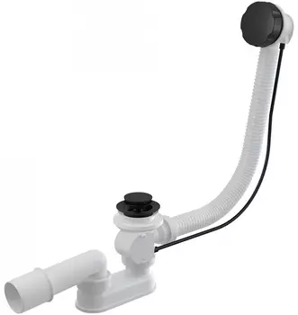 Слив-перелив для ванны AlcaPlast A55BLACK-120