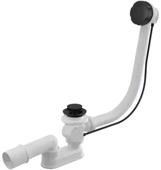 Слив-перелив для ванны AlcaPlast A55BLACK-80