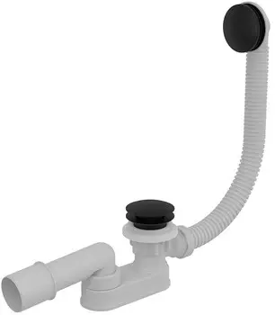 Слив-перелив для ванны ClickClack AlcaPlast A507BLACK-100