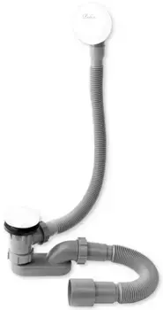 Слив-перелив для ванны Delice DLR000018 автомат, белый глянец