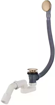 Слив-перелив для ванны Raglo R600.31.03 автомат, золотой матовый