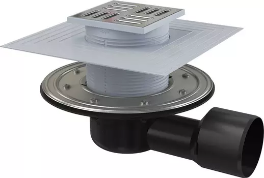 Сливной трап 105105/50/75 решетка из нержавеющей стали AlcaPlast APV3344