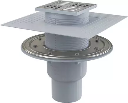 Сливной трап 105105/50/75 решетка из нержавеющей стали AlcaPlast APV2324